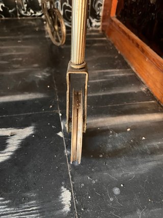 Carrito bar madera, cristal y metal