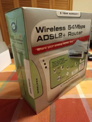Router Conceptronic ADSL2+ 54Mbps