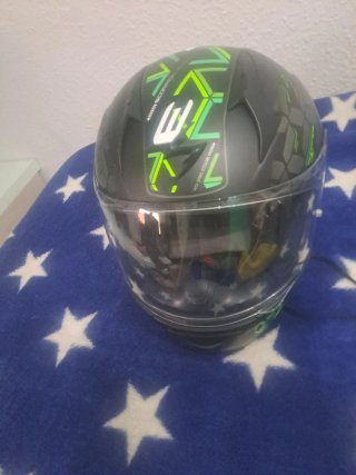 Casco Scorpion EXO 390 Code Negro/Verde