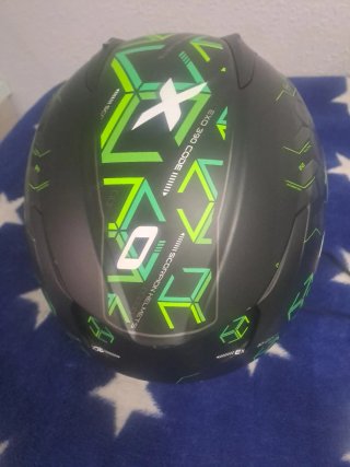 Casco Scorpion EXO 390 Code Negro/Verde