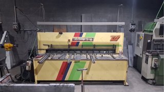 Cizalla industrial para metal