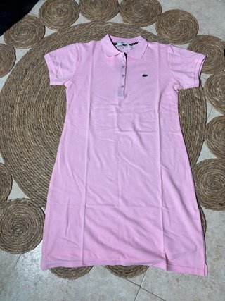 Lote 2 Vestidos Lacoste Rosa y Morado