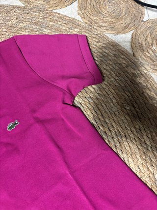 Lote 2 Vestidos Lacoste Rosa y Morado