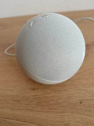 Amazon Echo Dot 5 Bianco con orologio