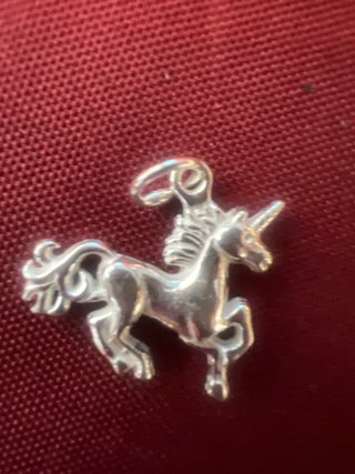 Colgante Unicornio Plata