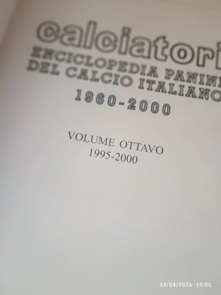 Panini Calciatori libri  1960-2000