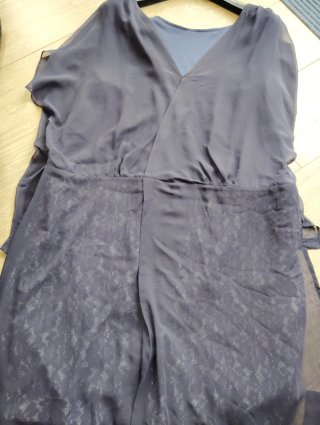 Vestido Mujer Scarlett T.50 Azul/Plata Nuevo