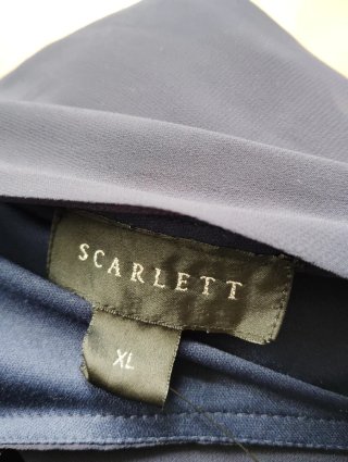 Vestido Mujer Scarlett T.50 Azul/Plata Nuevo