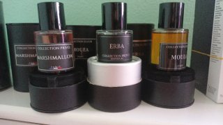 Perfume a elegirMarshmallow, Erba, Moula + Lote de