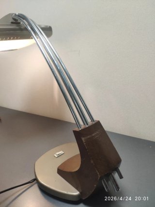 Lámpara Fase Vintage Metal Madera Plástico