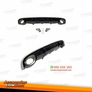 Difusor Trasero Audi A7 2011-2014 Look RS7 ABS