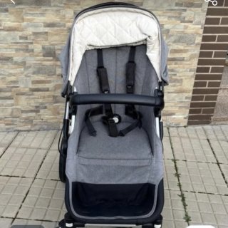 Carrito Camaleón 3 gris interior beige