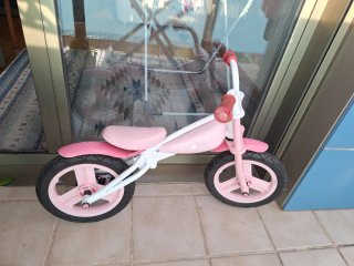 Bicicleta infantil rosa