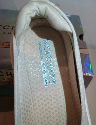 Scarpe Skechers Donna Grigie Bianche