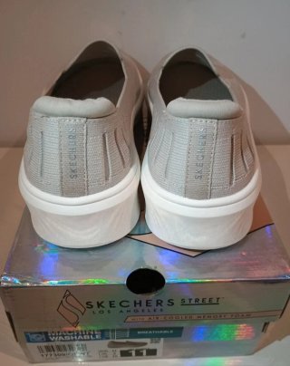 Scarpe Skechers Donna Grigie Bianche