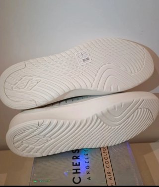 Scarpe Skechers Donna Grigie Bianche