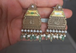 Pendientes Vintage Crisocola