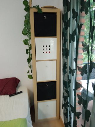 Mueble Organizador Vertical madera Ikea pino claro
