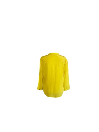 Camicia Zara fluida gialla L
