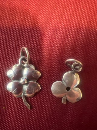Colgantes Trébol Plata