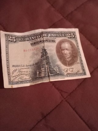 25 Pesetas Banco de España 1928