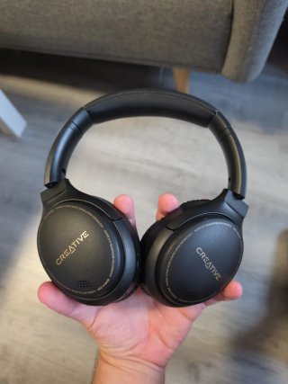Creative Zen Hybrid Cascos Negro