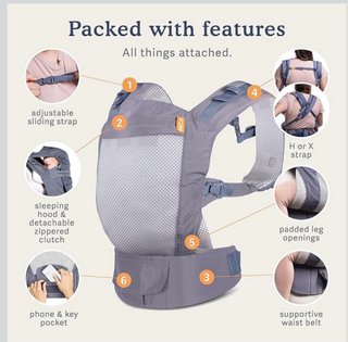 Mochila Beco Porteo Transpirable 9-27kg