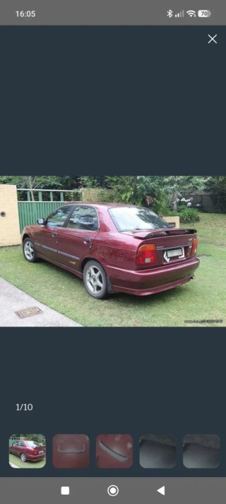 Spoiler Suzuki Baleno