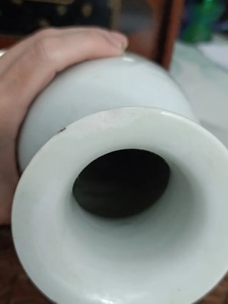 Jarrón chino porcelana multicolor