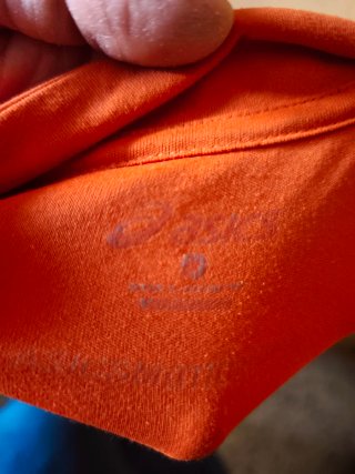 Camiseta técnica Asics manga larga naranja L