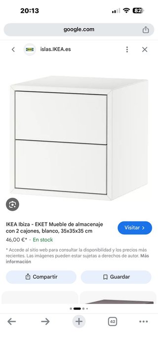 2 Mesitas de Noche Blancas