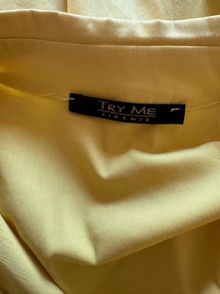 Camicia Try Me Firenze Gialla Tg 42