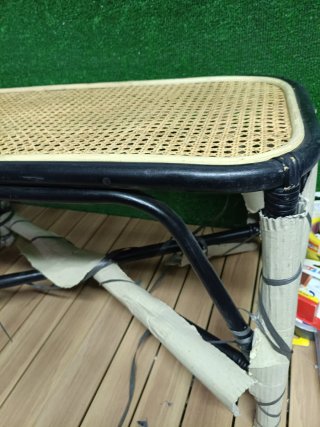 Chillvert Banco Pie de Cama de Ratán Natural Parma