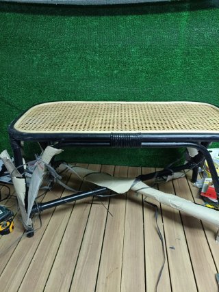 Chillvert Banco Pie de Cama de Ratán Natural Parma