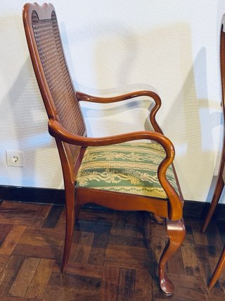 Juego de 2 Sillas de Comedor Estilo Clásico