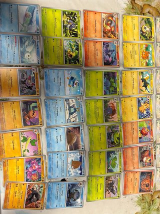 SET Pokemon Fuego Fantasmal Español basicas+holos