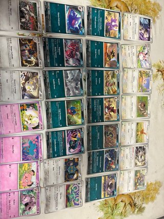 SET Pokemon Fuego Fantasmal Español basicas+holos