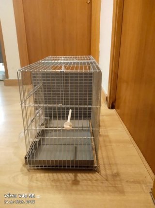 Jaula para pájaros doble