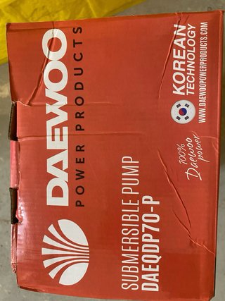 Bomba agua Sumergible Daewoo DAEQDP70-P 750w