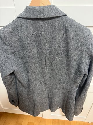 Blazer gris Mango mujer