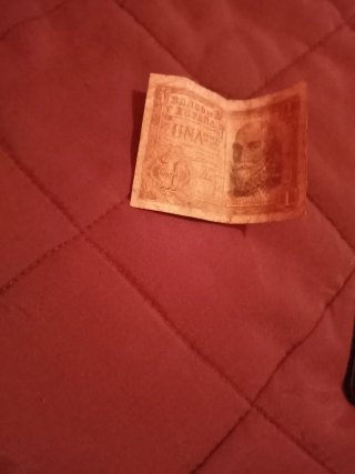 Billete 1 Peseta Banco de España
