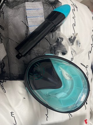 Gafas buceo snorkel con soporte GoPro