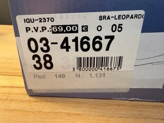 Manoletinas leopardo