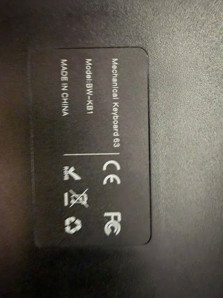 Teclado Mecánico Bluetooth Negro