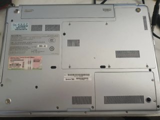 Portátil Sony Vaio PCG-5K1T Negro