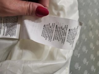 Giacca a vento bambina bianca