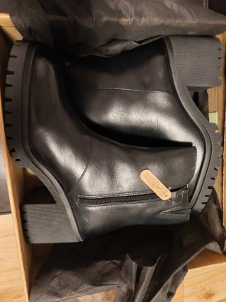 Stivali Kangaroos in Pelle Donna Neri Taglia 39