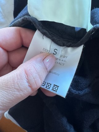 Pantaloni jogger strappati 8PM neri taglia S