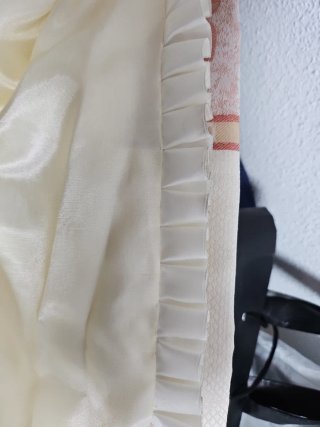 Falda de huertana con delantal y zapatos