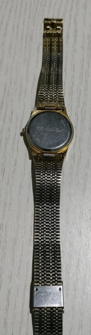 Reloj Christian Gar Cuarzo Dorado y Plateado